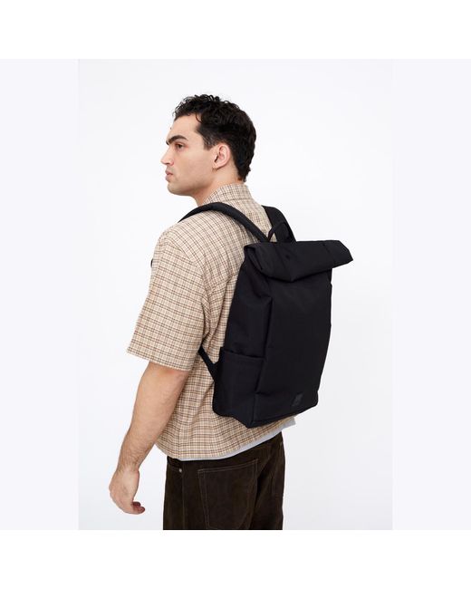 Lefrik Black Roll Backpack
