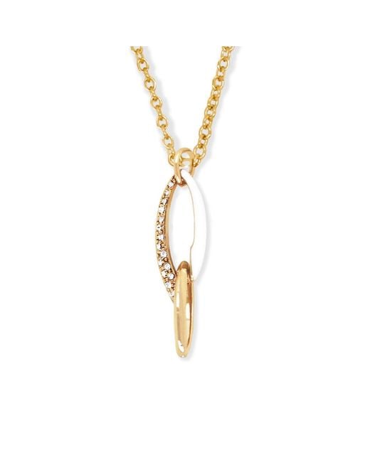 Grosse Metallic Crystal Necklace, Series Link