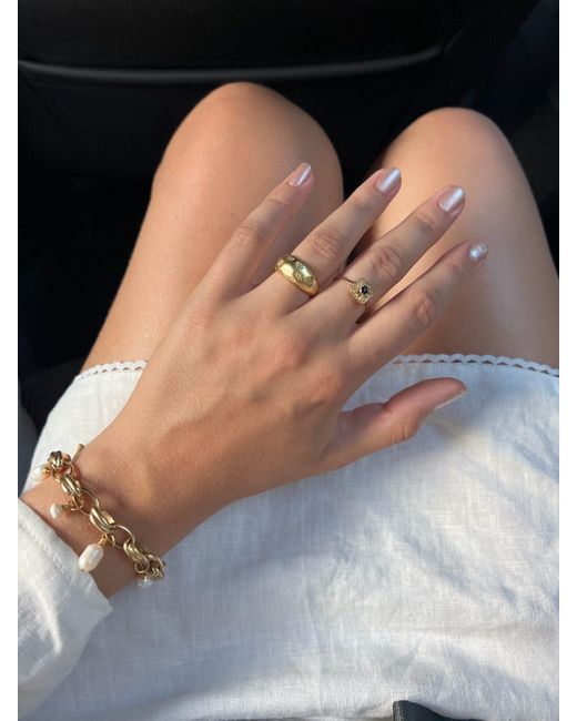 Sccollection White Sofia Eye Ring