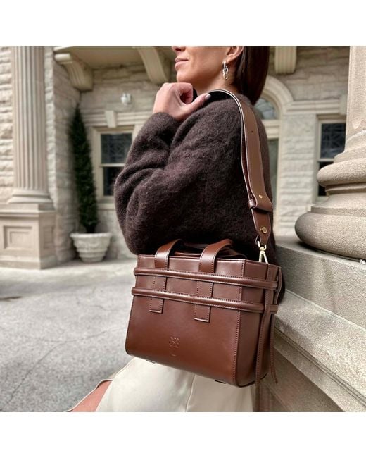 Svarian Brown Hedy Tote Mini