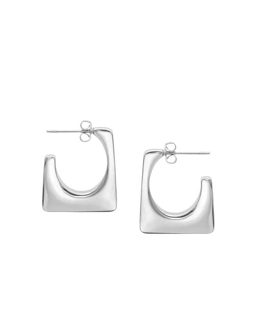 Mickey's Girl Metallic Squared Off Earrings