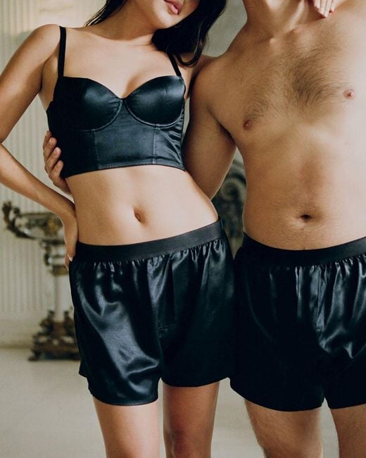 Journelle Black Iris Boxer Noir