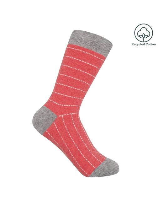 Peper Harow - Made in England Red Dash Socks Bundle – Coral