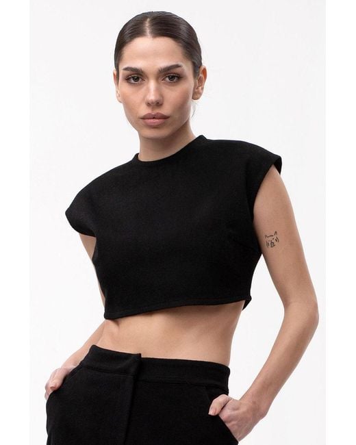 Maison Bogomil Black Midriff Blouse