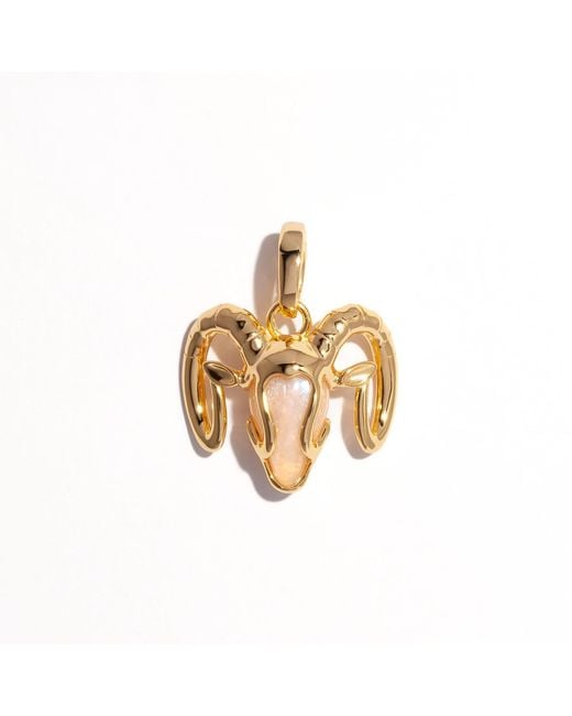 MARIE JUNE Jewelry Metallic Radiant Ram Pendant