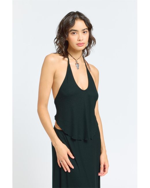 Sâb Studio Black Isla Halter Top