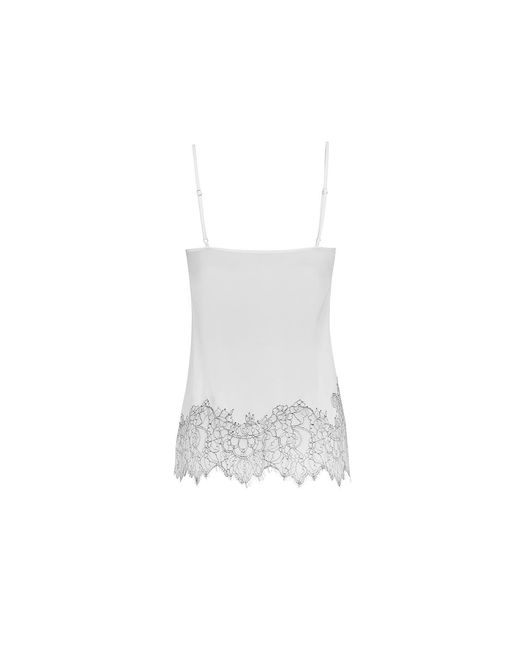 Avenue 8 White Lace Detailed Camisole