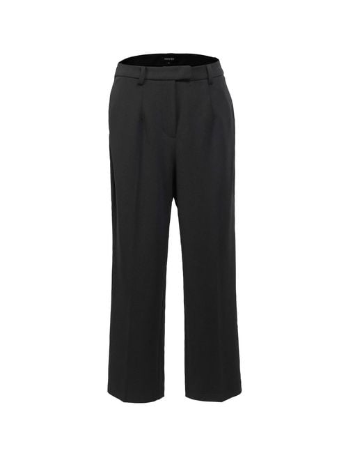 Smart and Joy Black Pleated Tapered Cigarette Pants