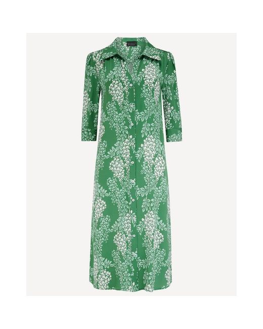 Pretty Eccentric Green Vera Shirt Dress