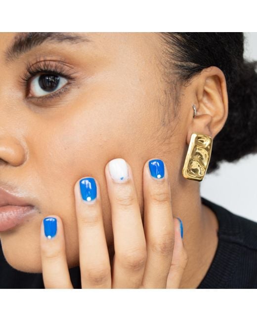 Superdivajewellery Metallic Vanessa Square Drop Earrings