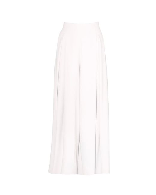 Angelika Jozefczyk White Neutrals Wide-Leg Trousers Hera Ecru