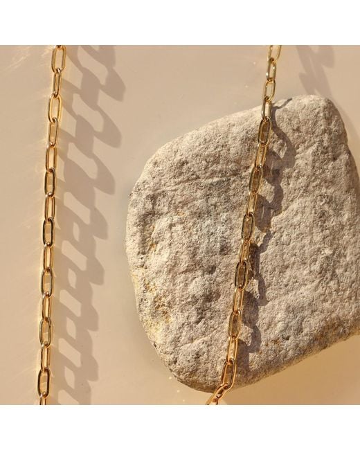FV Jewellery Metallic Steel Me Paperclip Chain