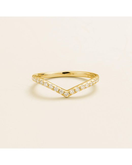 Juvetti Metallic Kasso Ring Set With Diamond