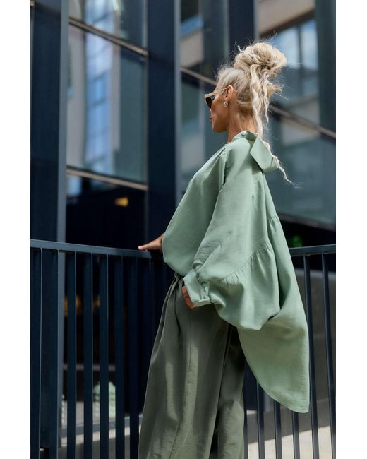 Clothes by Locker Room Green Oversized Shirt