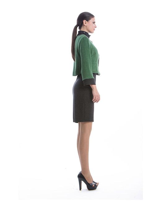 Conquista Green Long Sleeve Bolero
