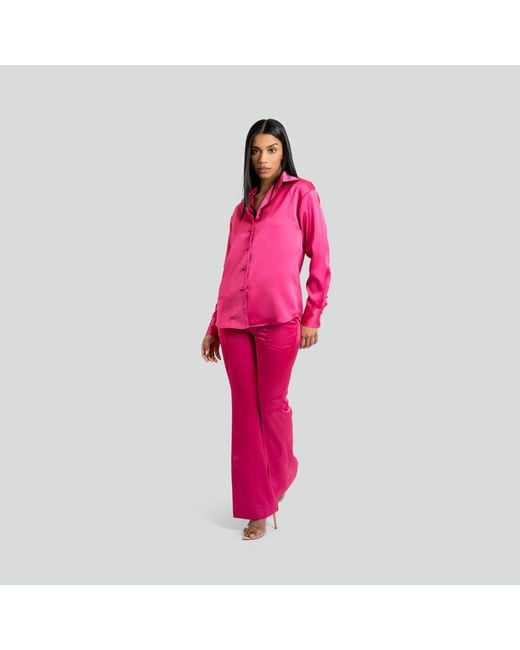 Maui X Lolita Pink Stella Tailored Pants Set