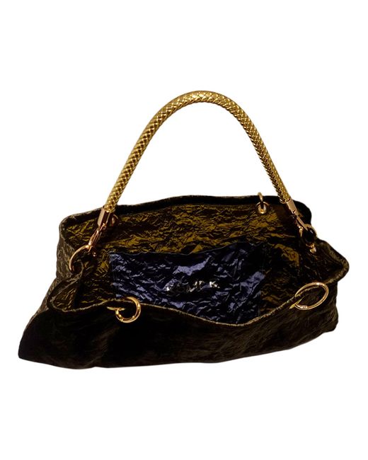 Romer Millinery Black Morphy Moldable 3 Way Handle Bag