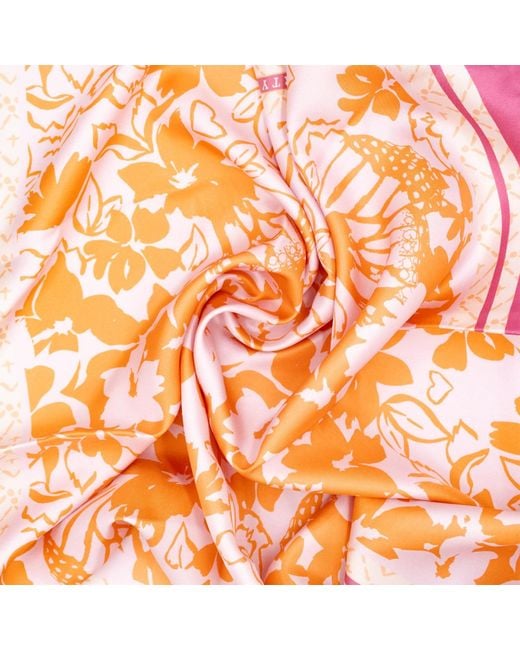 Lamberty Munich Orange Spring Florals