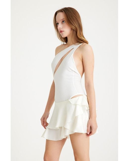 Growny White Lalita Skirt