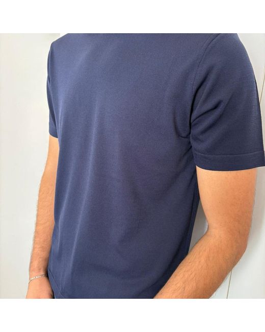 Nuvv Collection Blue Crew Neck Knit for men
