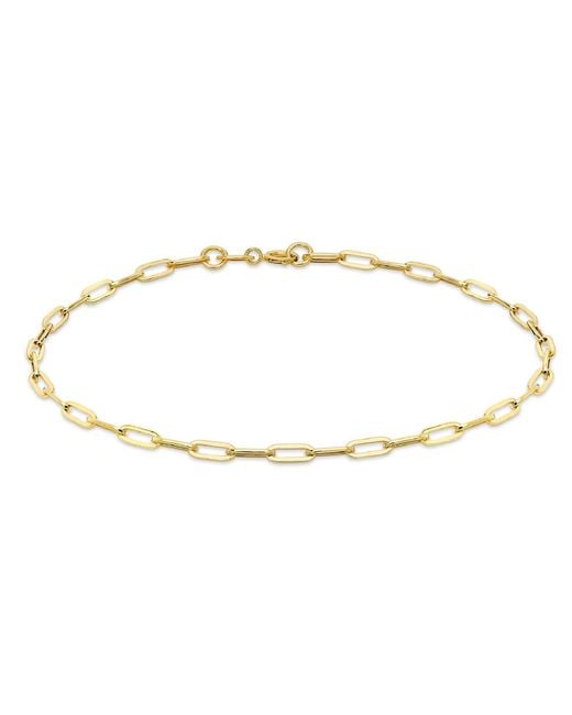 Posh Totty Designs Metallic Gold Plated Chain Link Bracelet