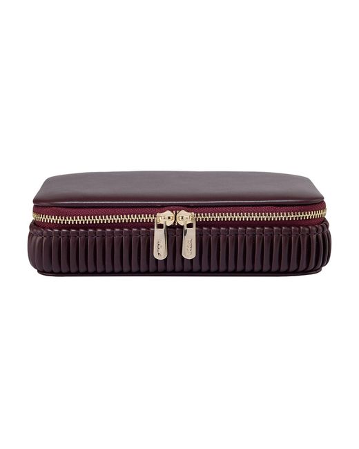 Wolf Purple Bella Zip Jewellery Case