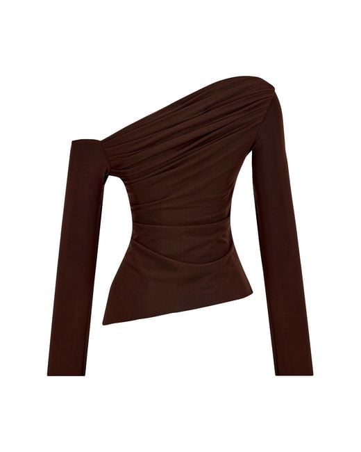 Growny Brown Caprina Blouse