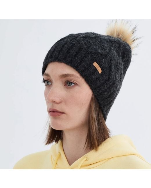 Norbron Black Nolly Beanie