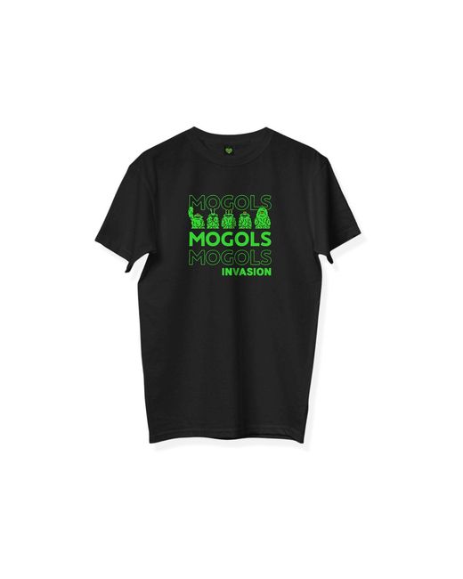 Kapture Green Mogols Invasion Printed Tee for men