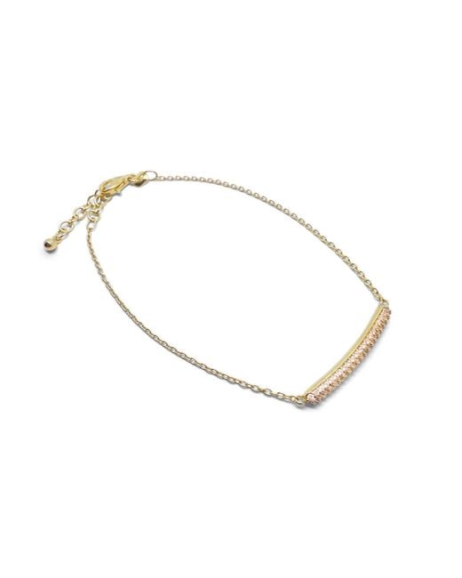 Clemence Wren Metallic Gemstone Bracelet