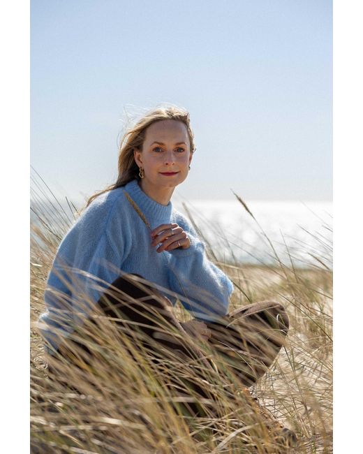 SALANIDA Blue Melody Mohair Jumper Sky