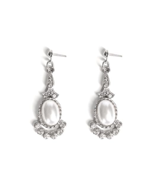 Caramel Vintage Jewellery Metallic Virginia Earrings