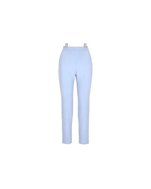 Mandragora Blue High-Waisted Light Pants