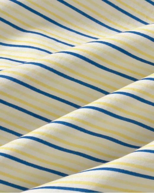 Thinking Mu White Paddy Striped Poplin Shirt for men