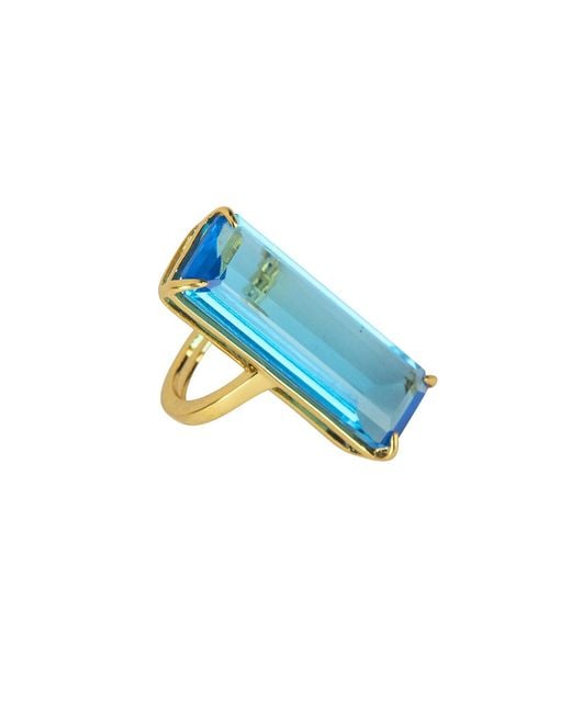 Bounkit Blue Lucille Ring Quartz