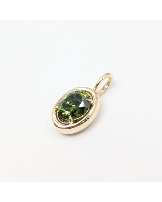 Rahul's Jewels Metallic 1.11 Carat Genuine Diamond Oval Solstice Pendant