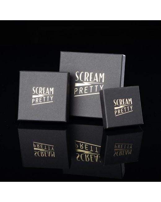 Scream Pretty Metallic Sterling Ribbon Ear Crawler