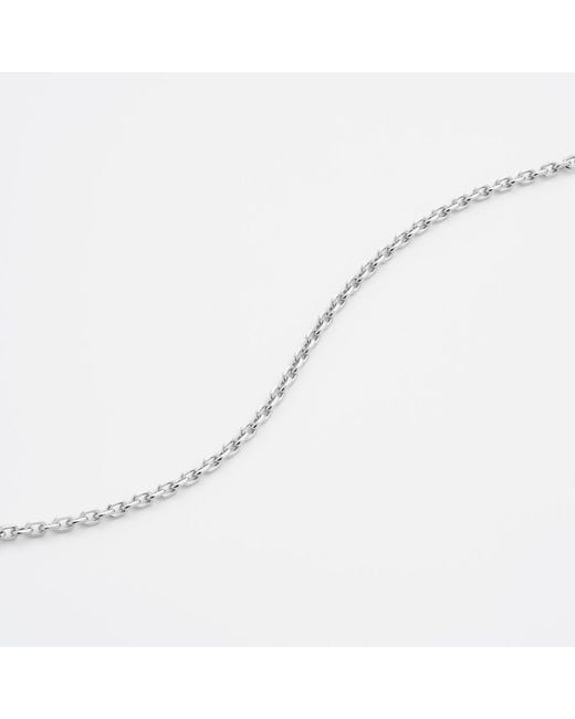 7879 Metallic Platinum Wide Diamond Cut Cable Chain Bracelet