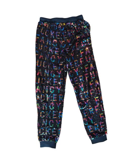 Any Old Iron Blue Reversible Sequin Fancy Fucker Joggers