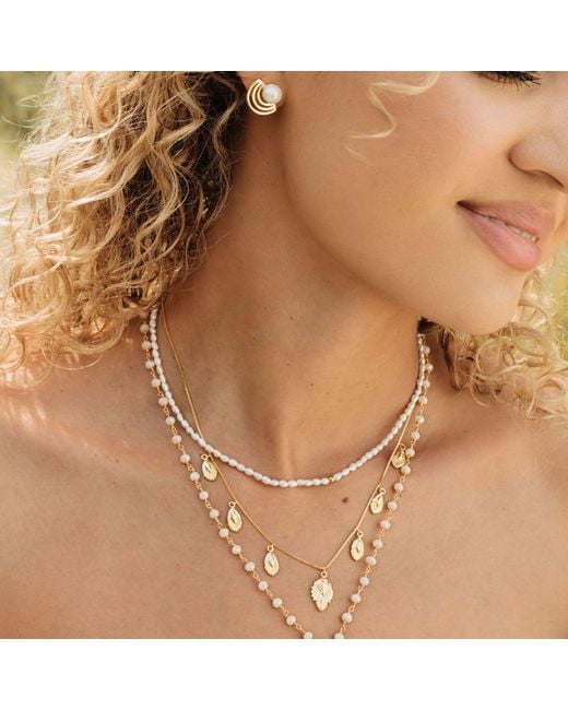 Seven Saints Metallic Artemis Slider Choker Necklace, Over Sterling