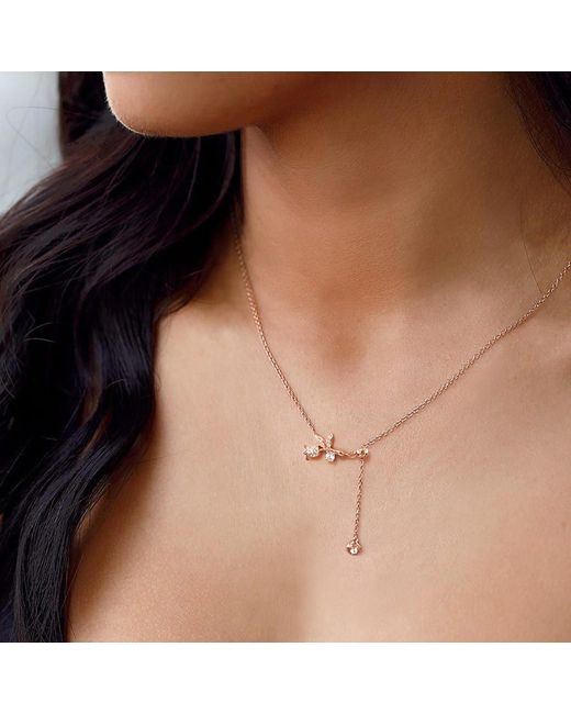 AWNL Metallic Lily Of The Valley Necklace