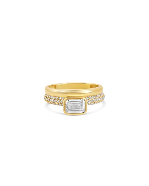 SHYMI Metallic Stacking Ring Two Piece Set