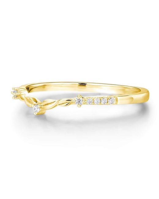 Azura Jewelry New York Metallic Glowing Orchid Band Vermeil