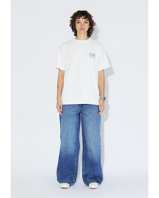 Dr. Denim White Trooper Tee for men
