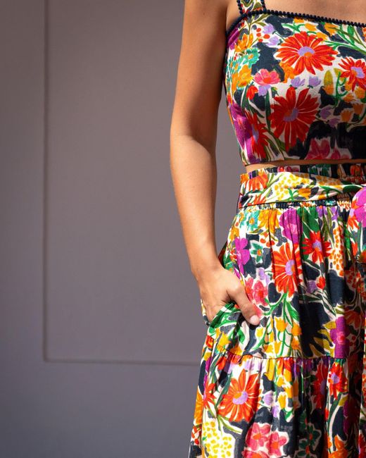 Change of Scenery White Jenni Skirt
