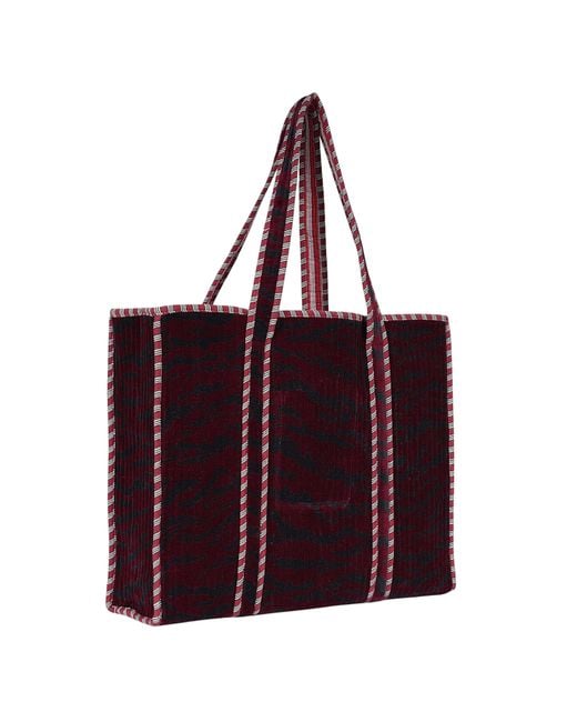 Conscious Yoga Collective Red The Velvet Tiger Tote