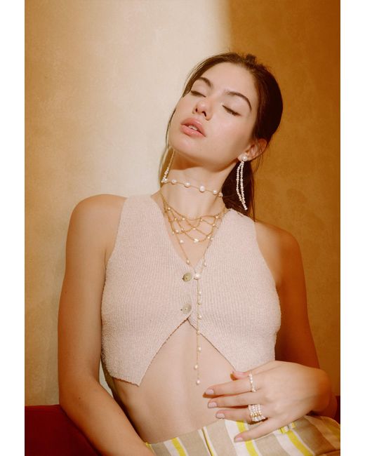 Lavani Jewels White Hana Pearl Earrings