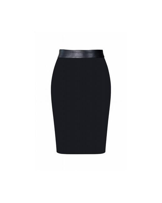 Madison / Savile Black The Edge Pencil Skirt