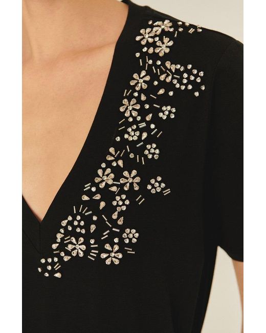 Exquise Black Mallory Tshirt