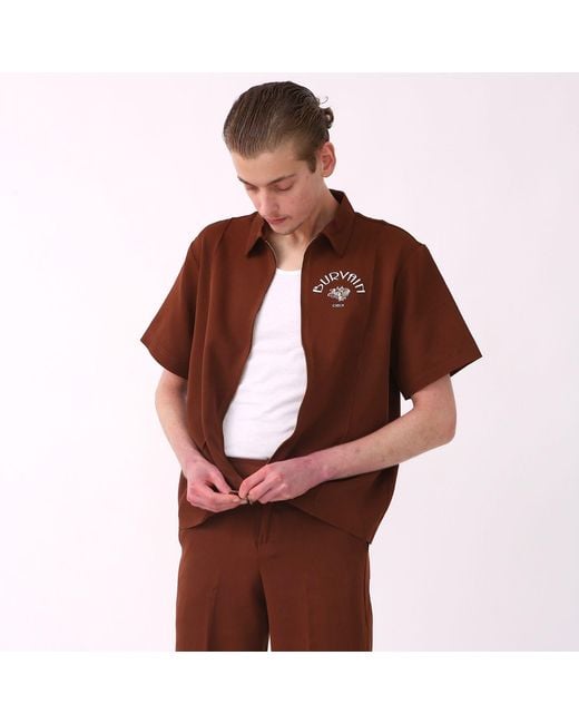 Burvain. Brown Elan Tee for men